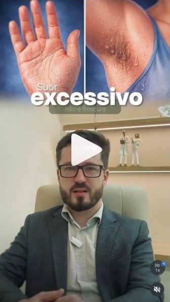 Capa do vídeo do Dr. Verner sobre suor excessivo